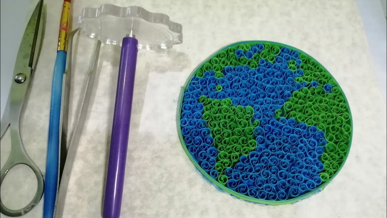 HAPPY EARTH DAY Paper Quilled Earth YouTube