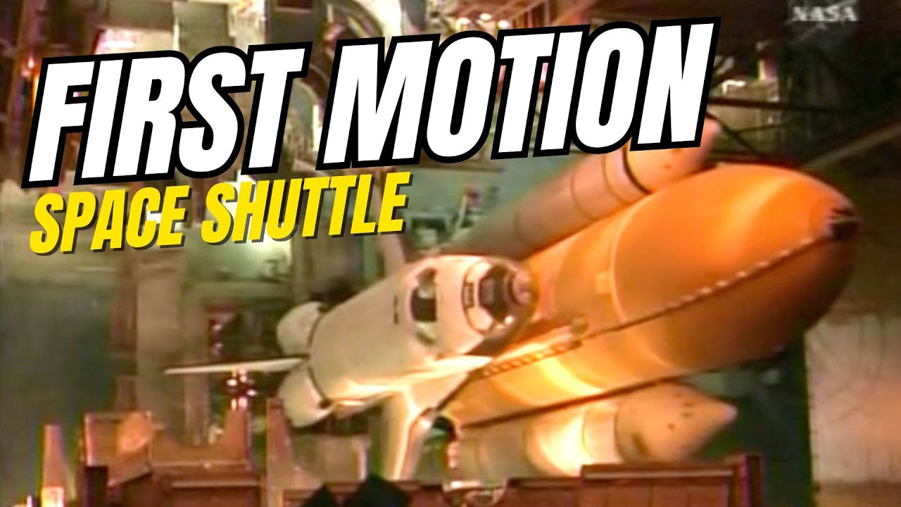 First Motion - Space Shuttle Stack Begins Rollout to Launch Pad | STS-129