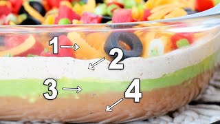 4 Simple Ways to Make Your Mexican Layer Dip 100X BETTER!