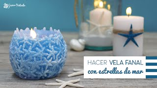 Kit de bricolaje, kit de fabricación de velas de conchas marinas doradas -   España