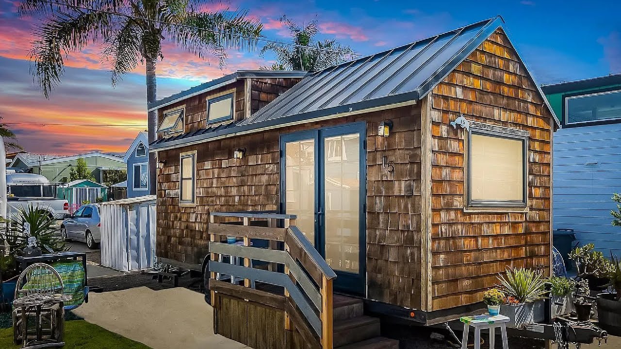 Price Cut $10K Unique Charming Encinitas Tiny House in CA - YouTube
