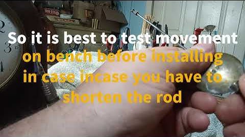 How to set the beat in a French clock made by Japy Frere 1867-1880 or clock w round movement part 3