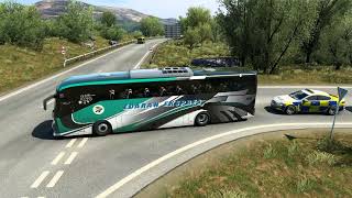 ETS2 1.41 | Mod Bus Malaysian SKSBUS  e138i | ProMods 2.56 | Glasgow - Ullapool screenshot 4