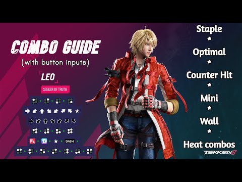 Tekken 8 Leo Combo Guide Staple Optimal Heat And Wall Combos With Translator TekkenGamerSoul 
