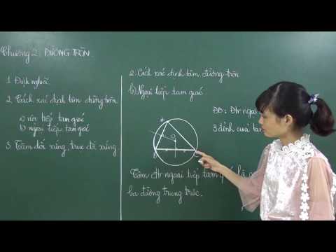 Video Toán 9: [Hình học]- Đường tròn ngoại tiếp tam giác -... - youtube