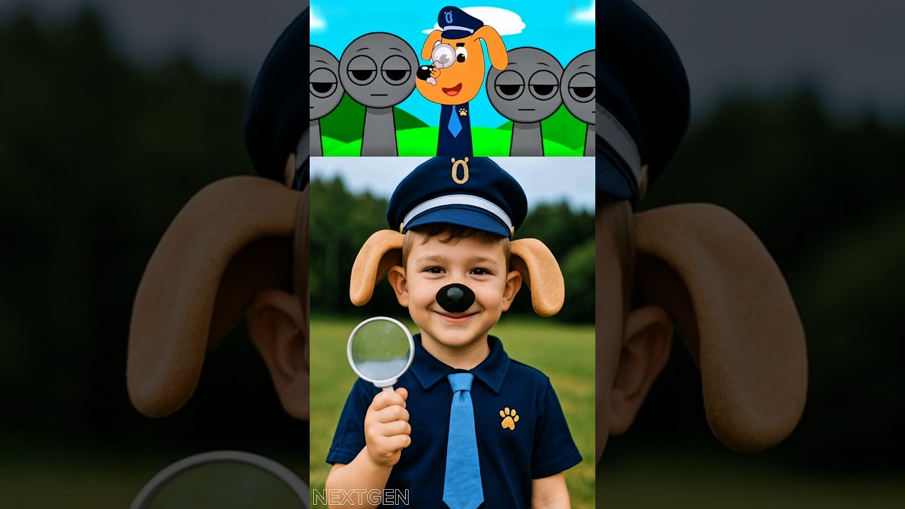 Incredibox Sprunki OC - Sheriff labrador 