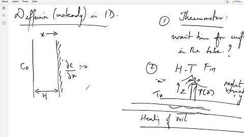 Lec 8: Scales of Diffusion and Reaction (part 1/3)