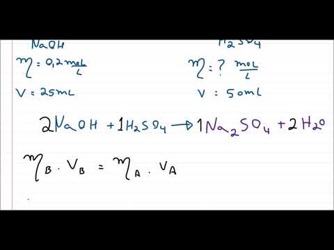 Vídeo: Como você calcula os problemas de titulação?