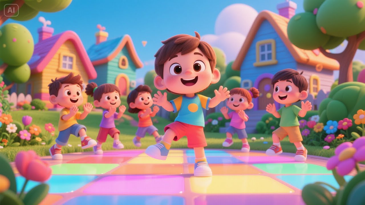 Clap, Stomp, Smile – Happy Song 2.0 | Upbeat and Joyful Movement Song for Kids | Fun Nursery Rhyme