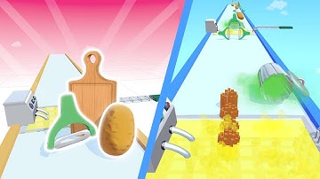 📌 Potato Rush - All Levels Gameplay Android,ios game Mobile Game Max Level New Update