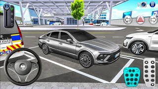 New Sedan Hyundai Sonata in Bus Terminal Parking - 3D Driving Class - GamePlay Android ios 2025 screenshot 1