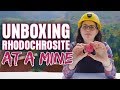 Unboxing at a Rhodochrosite Mine!