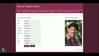 Online Cosmetic Shop | PHP and MySQL Project Source Code | PHP MySQL CRUD Project