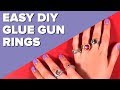 Easy DIY Glue Gun Rings | Cheap and Easy Crafts