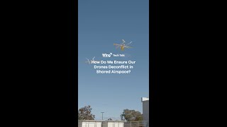 How does Wing ensure our drones deconflict in shared airspace?