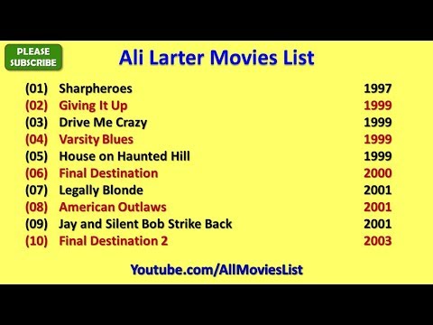 Ali Larter Movies List