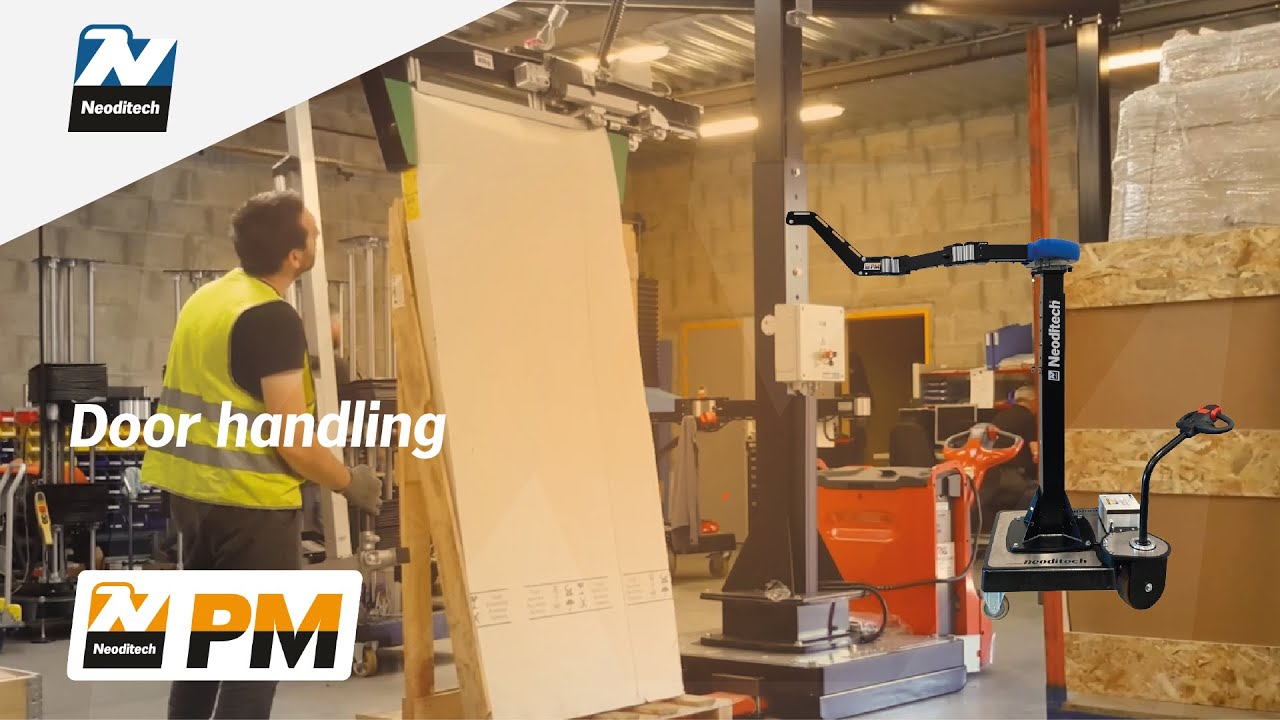 Door handling with the Mobile Crane