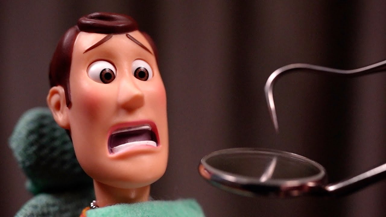 [ASMR] Чистка и ремонт зуба Вуди