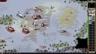 red alert 2 Yuri's revenge Yellow Snow Garden map 2v2v2v2 gameplay