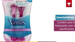 Aparelho Gillette Venus Sensitive Com 2 Unidades