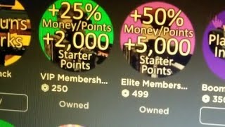 Finally bought VIP and Elite Membership and now I got 10K starting Points! - Roblox Zombie Uprising