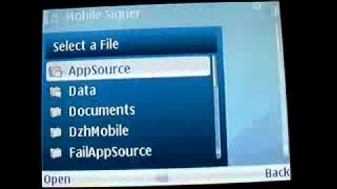Symbian s60 v3 MobileSigner