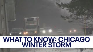 What to know about the Chicago winter storm