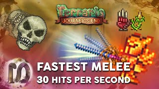 Terraria 1.4 Journeys End - Fastest Melee Attack Speed - Faster Than Psycho Knife Fetid Baghnakhs