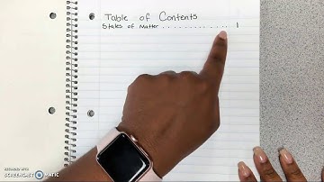 How to set up your Science Notebook!