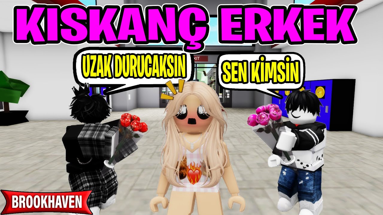 BENİ KISKANAN ERKEK ARKADAŞIM ( KAVGA ÇIKARDI ) ROBLOX BROOKHAVEN RP 