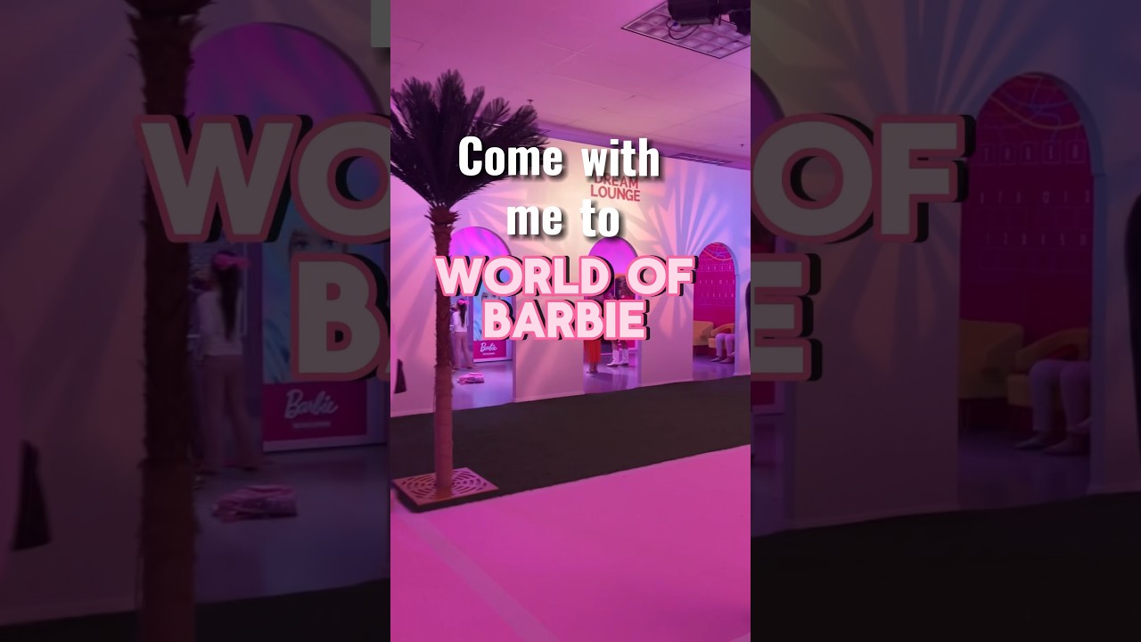 One of the BEST pop ups ever 💕✨💖 #barbie #worldofbarbie #thebarbiemovie