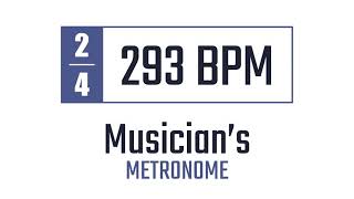 293 BPM - 2/4 - Metronome