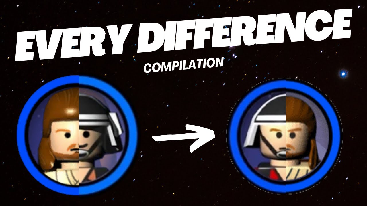 Все отличия в Lego Star Wars: Полная подборка саги