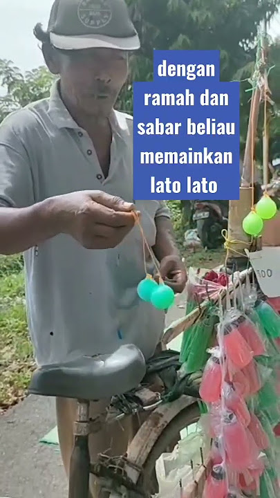 Perjuangan seorang ayah penjual lato lato dengan sepeda tuanya  #shorts #short #shortsvideo #ayah