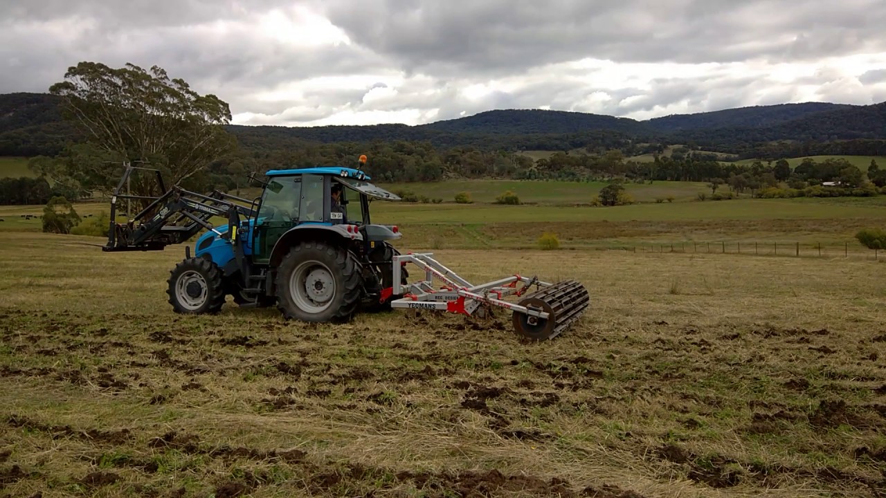 Use of 5 tyne Yeomans plough with roller YouTube