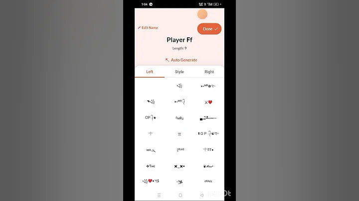 Nickname stylish #trending #viral #youtubeshorts #freefire