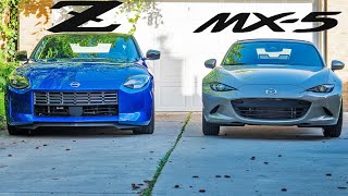 Nissan Z vs ND3 Miata - Japanese Sports Car Driving Comparison