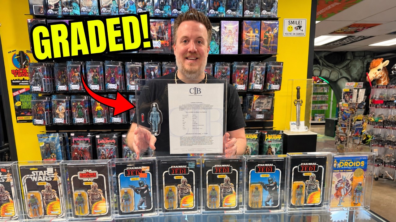 A HUGE Collection of Graded Vintage Star Wars Figures Just Came In