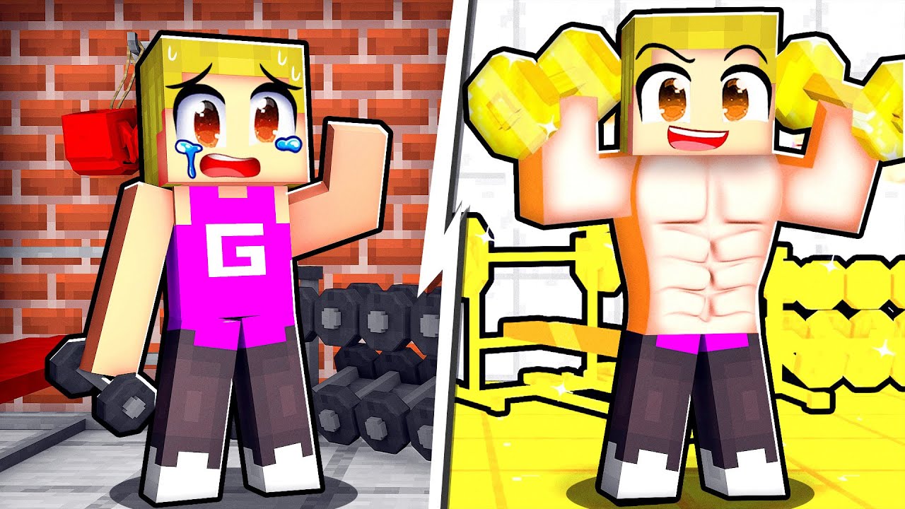€1 vs €1,000,000 Sportschool in Minecraft!