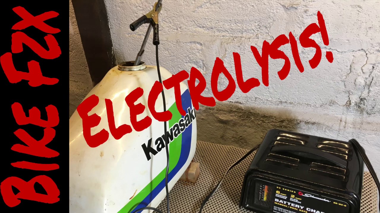 Electrolysis Fuel Tank Clean Out Gas Leak! YouTube