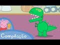 Peppa Pig Português  Dinossauros! (compilação)