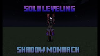 Minecraft Solo Leveling Mod - Shadow Monarch Abilities Demonstration.