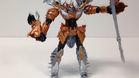 Transformers 4 Age of Extinction Voyager Class Grimlock Review