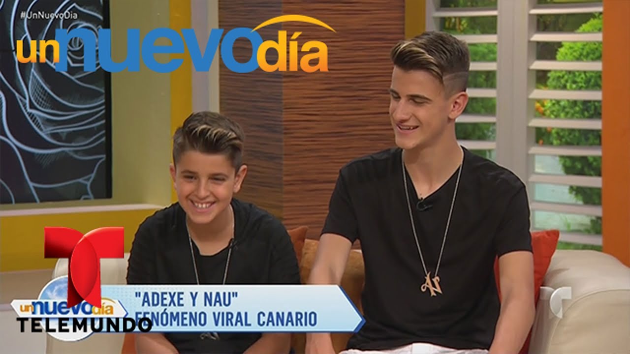 ¡Conoce a la nueva sensación de la música “Adexe & Nau”! | Un Nuevo Día | Telemundo