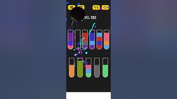 water sort puzzle (level 992)