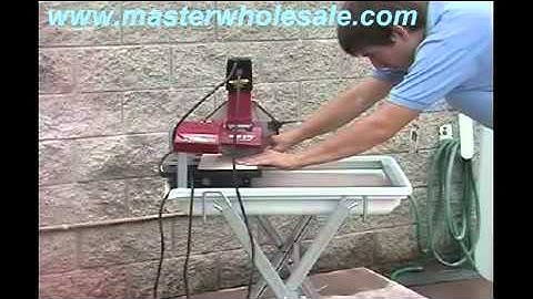 MK 370 Tile Saw Demonstration Video