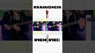 Rammstein - Weit Weg from Untitled album 2019 #rammstein  #guitartabs #guitarcover #tab #shorts