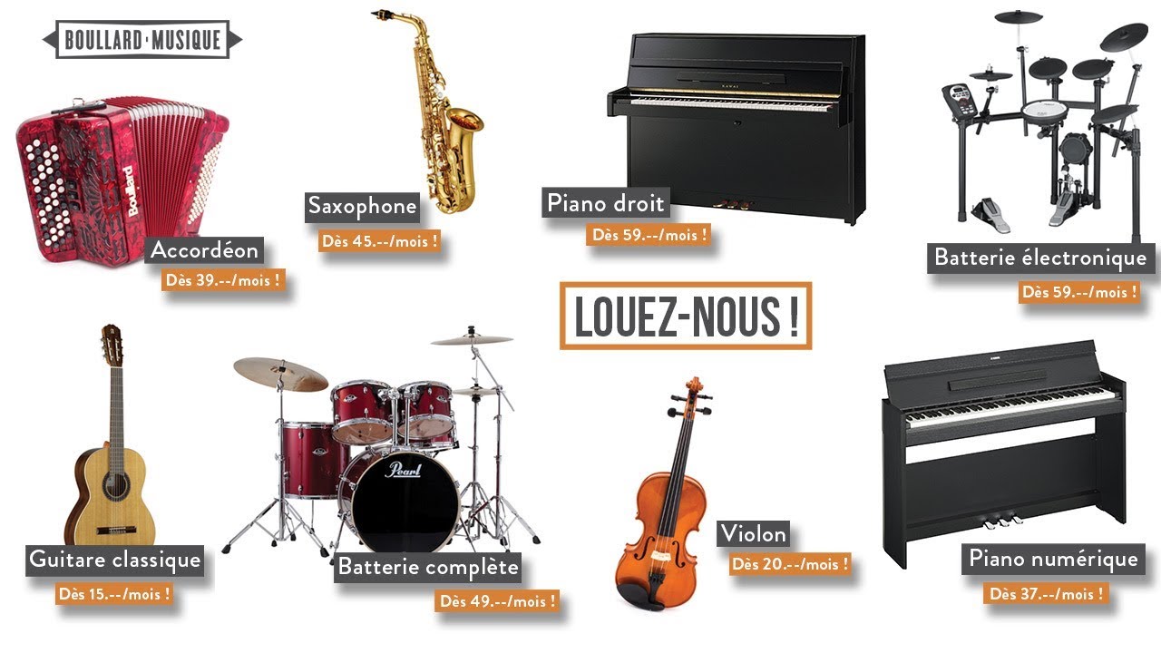 Capodastres - Musicali - Location vente d'instruments de musique