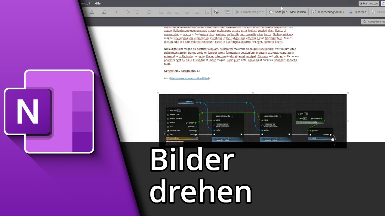 Onenote Bild OneNote Bilder drehen Tutorial - YouTube
