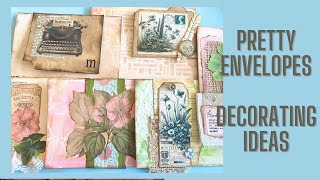 Envelope Decorating Ideas for Junk Journal Ephemera & Happy Mail - Honoring @SevenplazaCreative